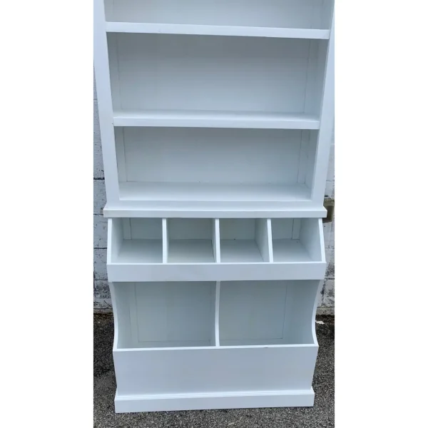 Mini General Store Tall White Kitchen Cupboard Hutch - Image 4