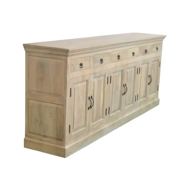 Modern Country Farmhouse Large Rustic Credenza - Image 4