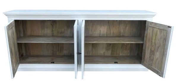 White Farmhouse Credenza - Image 5