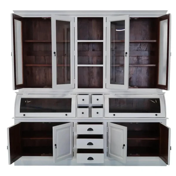 Modern Farmhouse White Hutch - Image 5