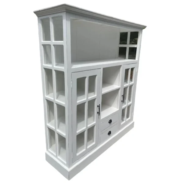 Shabby Chic Farmhouse Cape Cod Bookcase - Image 5