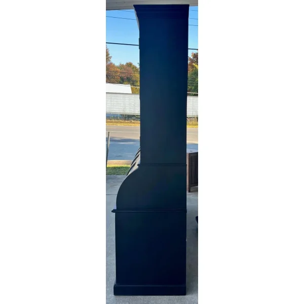 Farmhouse Black Hutch Cabinet - Image 5