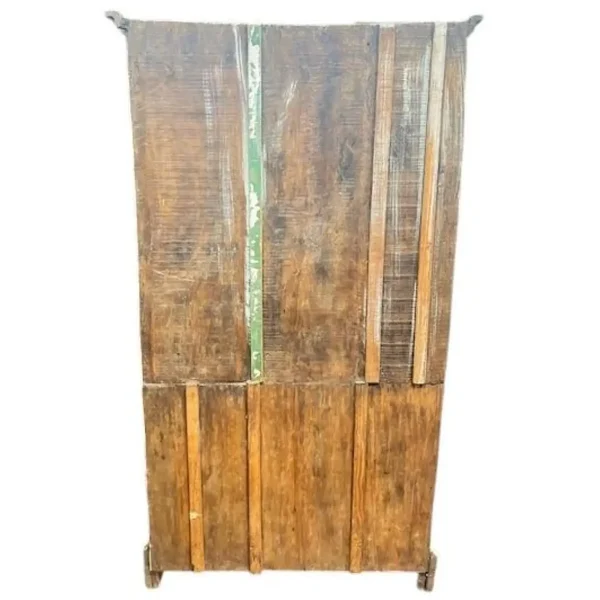 Old Farmhouse Reclaimed Storage Cabinet White Wash - Image 5