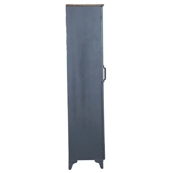 Urban Industrial Black Iron Liquor Cabinet - Image 5