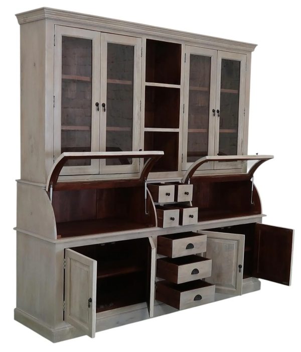 Coastal Neutral Finish Pantry Hutch - Image 5
