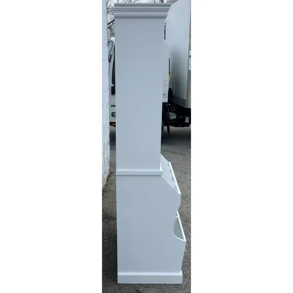 Mini General Store Tall White Kitchen Cupboard Hutch - Image 5
