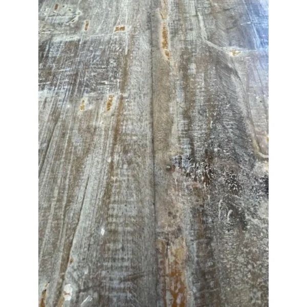 6' Rustic Hand-Carved Console Table - Image 6
