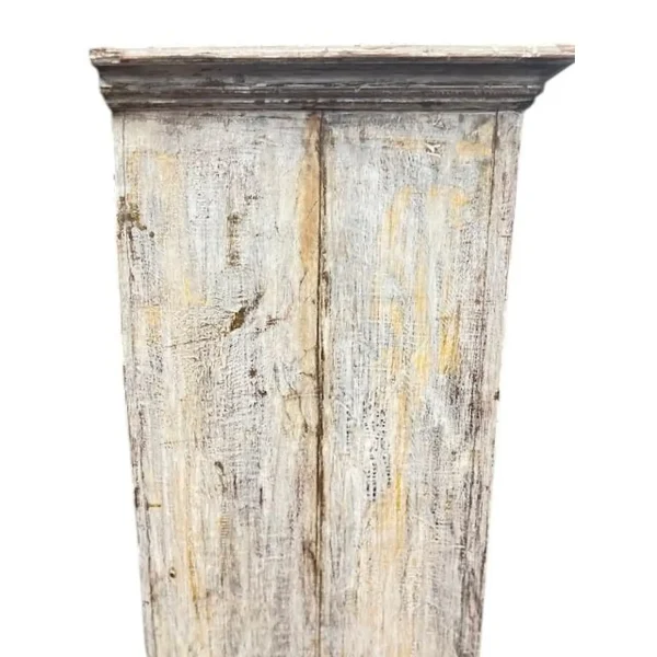 Old Farmhouse Reclaimed Storage Cabinet White Wash - Image 7