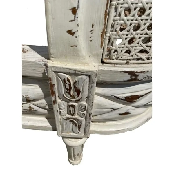 Country French Cane King Bed Frame - Image 7