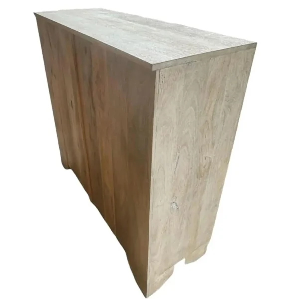 Rustic Coastal 2-Tone Entryway Cabinet - Image 7