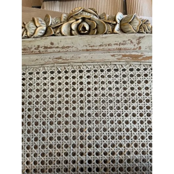 Country French Cane King Bed Frame - Image 8