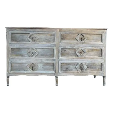 Coastal Shanghai 6-Drawer Tall Dresser