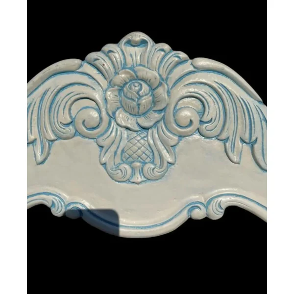 French Country Vanity With Mirror & Stool - Set of 2 - Image 5