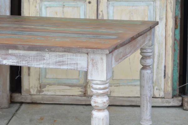 Rustic Farmhouse Dining Table - Image 4