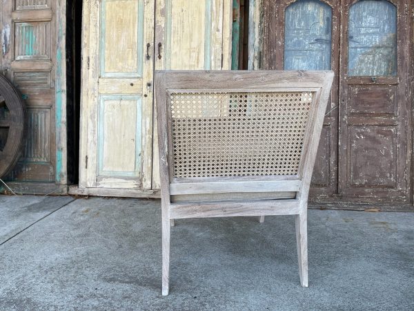 Pair of Coastal Boho Wicker Rattan Armchairs - Image 6
