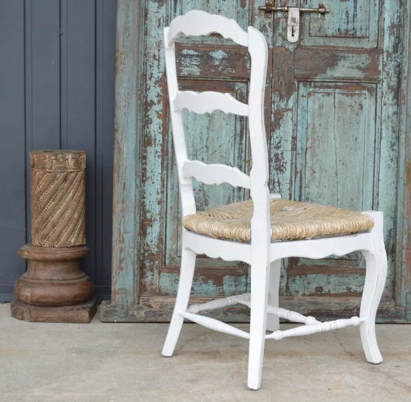 Set of 4 White French Accent Side Chair - Image 3