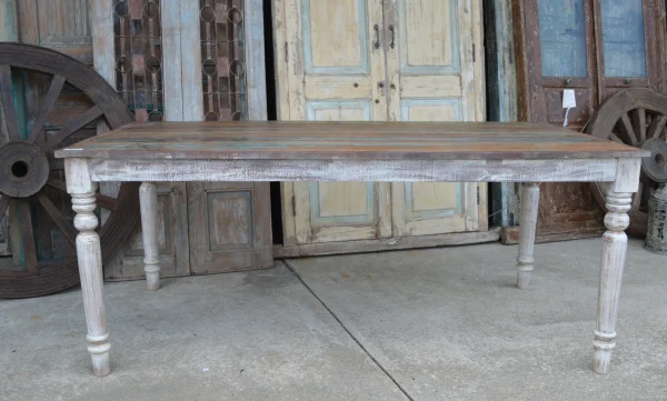 Rustic Farmhouse Dining Table - Image 2