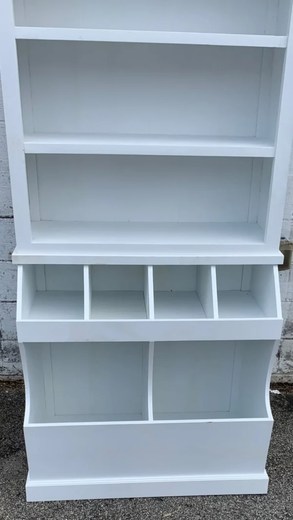 Mini General Store Tall White Kitchen Cupboard Hutch - Image 5