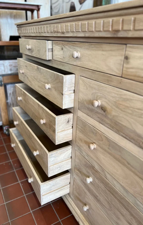 Coastal 11-Drawer Tall Dresser - Image 2