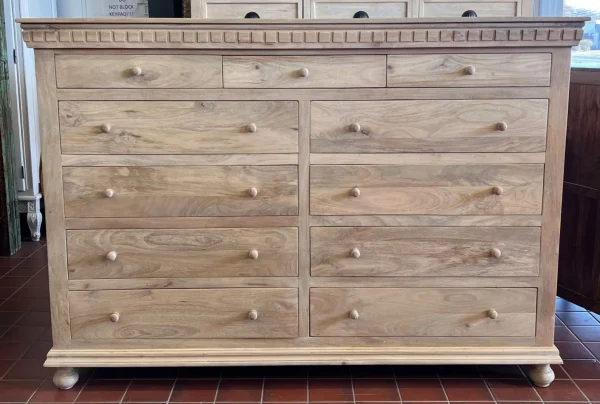 Coastal 11-Drawer Tall Dresser - Image 4