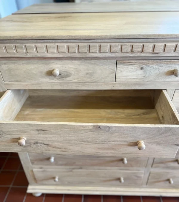 Coastal 11-Drawer Tall Dresser - Image 6