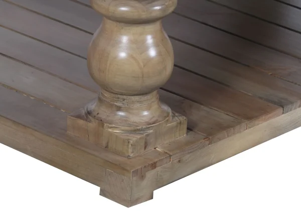 Rustic Square Coffee Table - Image 4