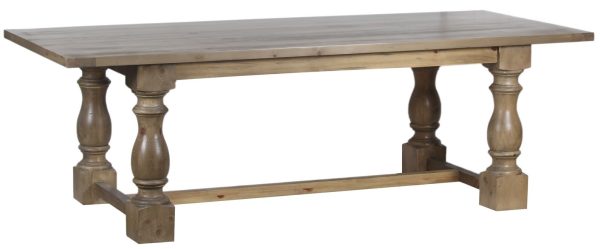 Farmhouse Trestle Dining Table - Image 2
