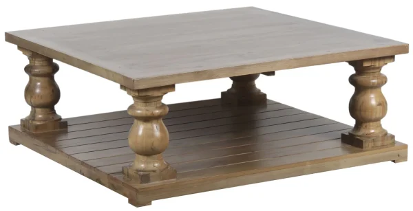 New Zealand Pine Coffee Table - Image 4