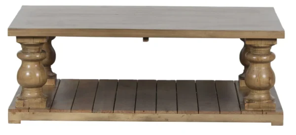 Rustic Square Coffee Table - Image 2