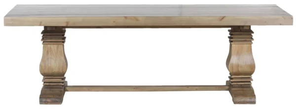 Rustic Trestle Dining Table - Image 2