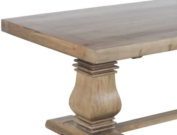 Rustic Trestle Dining Table - Image 3