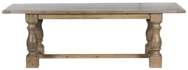 Farmhouse Trestle Dining Table - Image 3