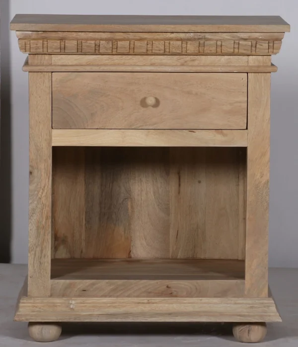 Pair of French Country Open Shelf Nightstands - Image 2