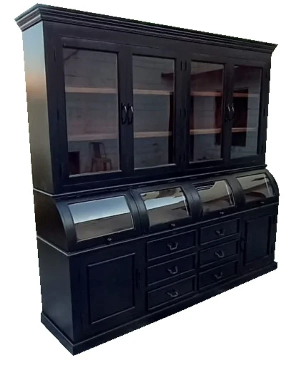 Modern Farmhouse Glass Door Hutch - Image 2