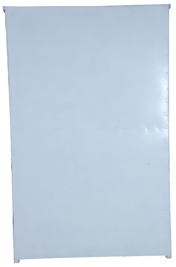 8' Tin Frame Farmhouse Sliding Glass Door Pantry Cupboard - Image 4