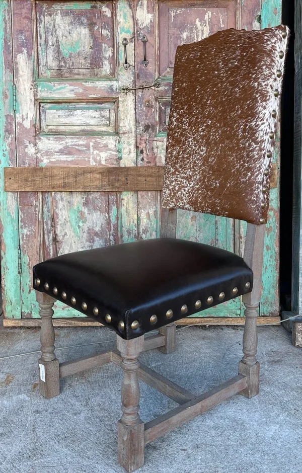 Set of 2 Rustic Accent Chair - Image 2
