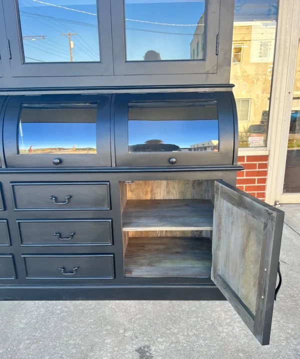 Modern Farmhouse Glass Door Hutch - Image 3
