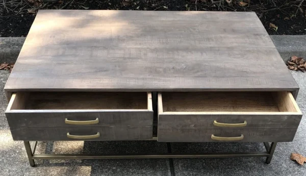 Mid-Century Modern Style Coffee Table - Image 4