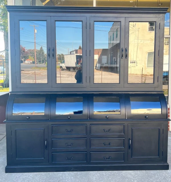 Modern Farmhouse Glass Door Hutch - Image 6