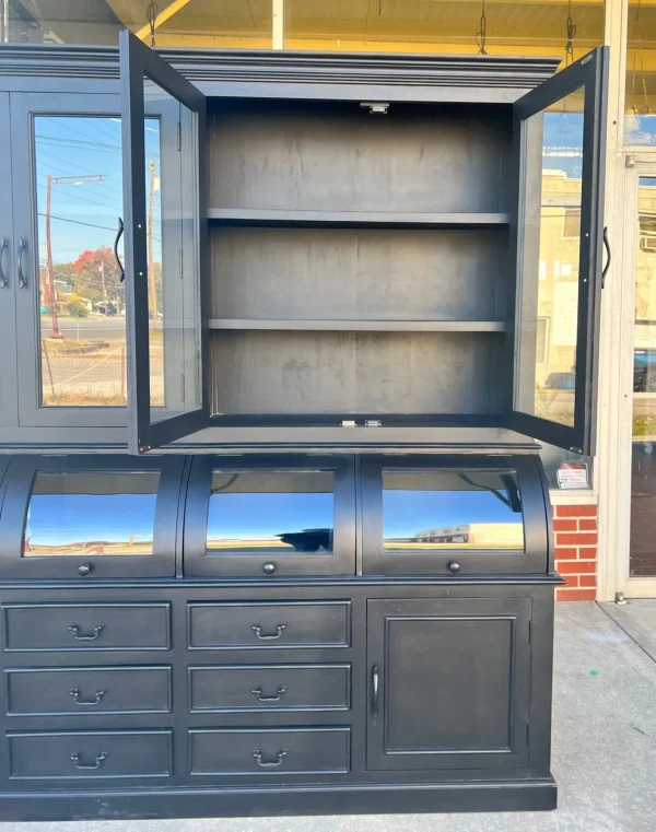 Modern Farmhouse Glass Door Hutch - Image 7