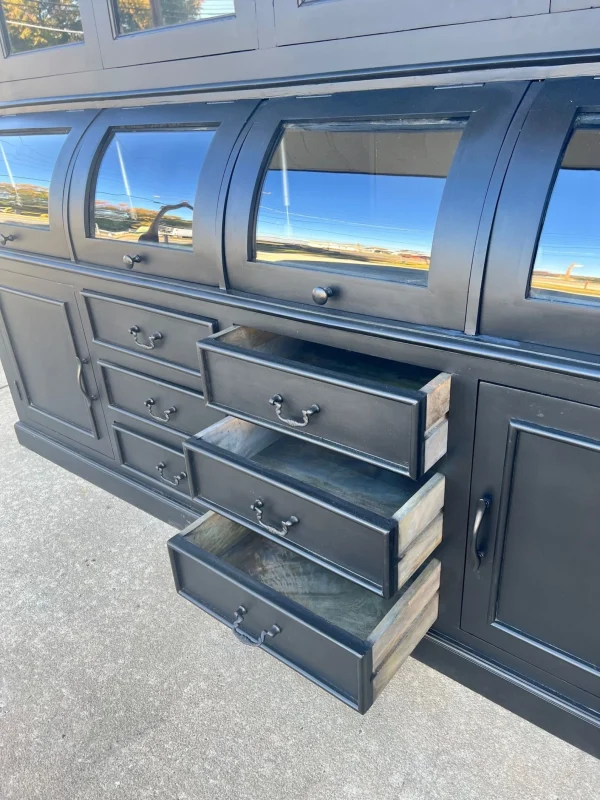 Modern Farmhouse Glass Door Hutch - Image 10