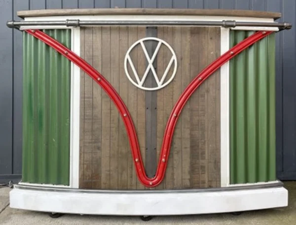 VW Indoor Outdoor Liquor Wine Bar Cabinet - Image 2
