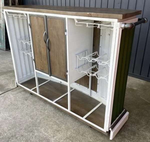 VW Indoor Outdoor Liquor Wine Bar Cabinet - Image 4