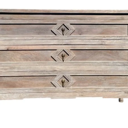 Shanghai Carved 3-Drawer Bachelor’s Chest