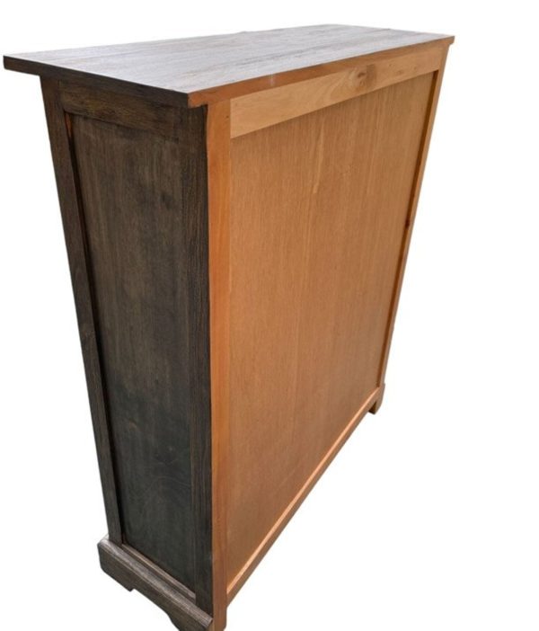 Coastal Tall Narrow Wood Cabinet - Image 6