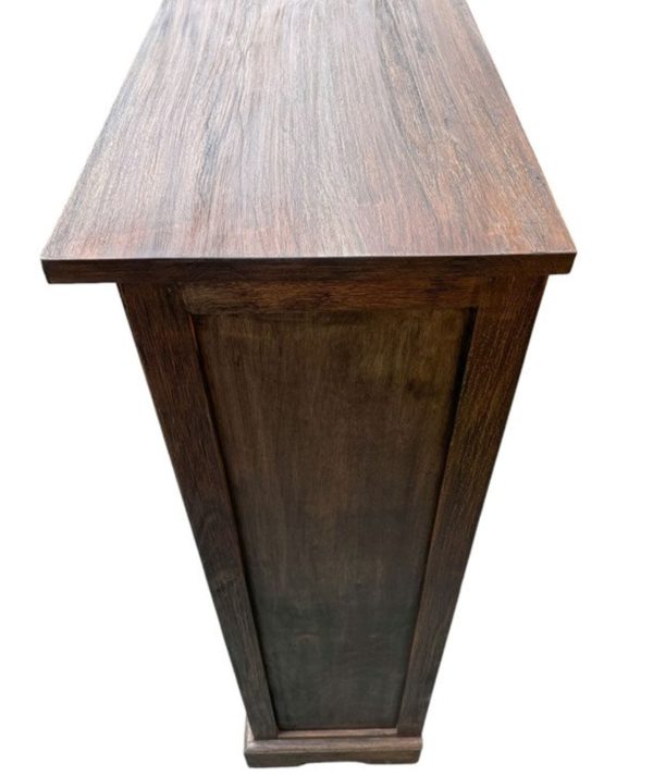 Coastal Tall Narrow Wood Cabinet - Image 7