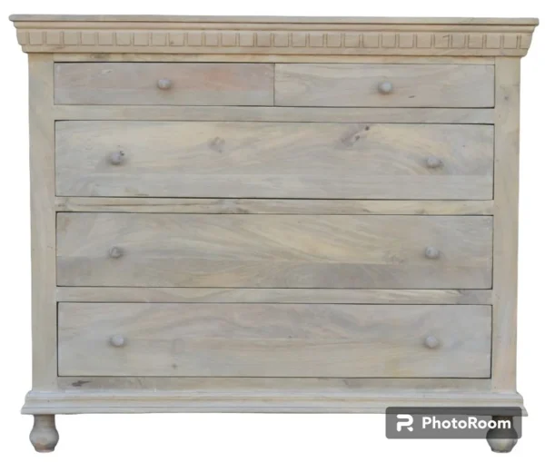 Modern Sleek 5 Drawer Dresser - Image 2