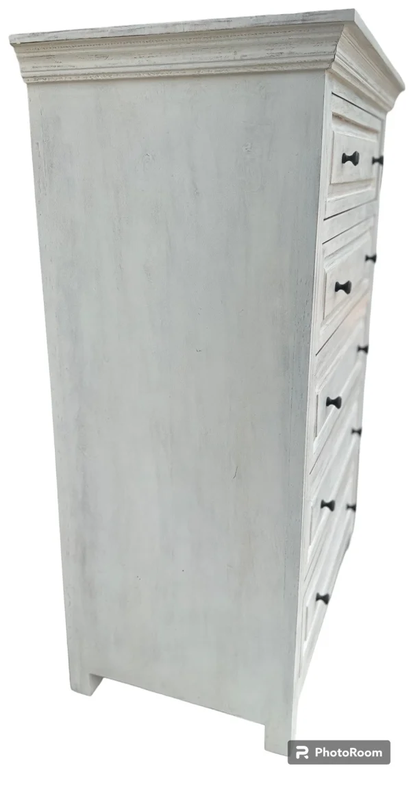 Shaker Style 5-Drawer Tallboy Dresser - Image 6