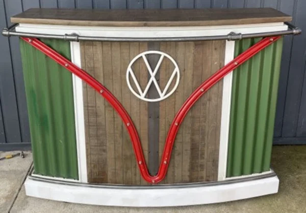 VW Indoor Outdoor Liquor Wine Bar Cabinet
