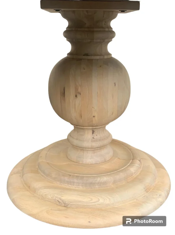 Coastal Farmhouse Round Dining Table - Image 4
